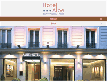 Tablet Screenshot of hotelalbestmichel.com
